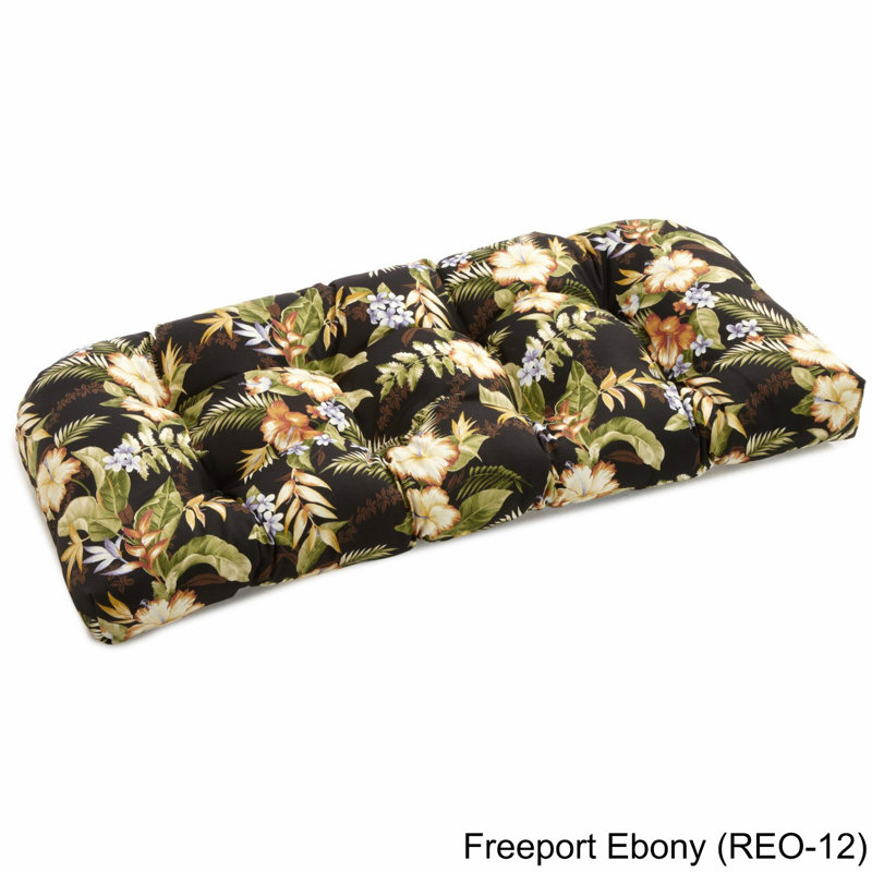 Outdoor 5'' Seat Cushion, Freeport Ebony