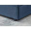 Fauteuil inclinable convertible 4 en 1 avec cadre en bois robuste pour le salon, la chambre à coucher et le tissu d'ameublement en polyester bleu