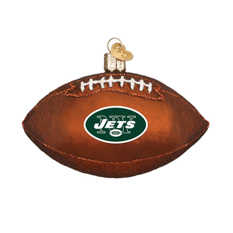 Figurine décorative à pendre NFL football, New York Jets