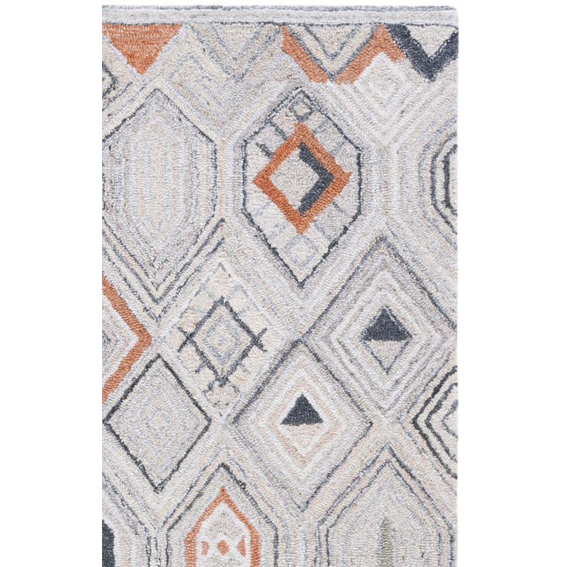 Marquee Hand Tufted Performance Geometric Rug, Rectangle 5' x 8'