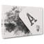 The Ace of Spades Watercolour - Wrapped Canvas-56663682