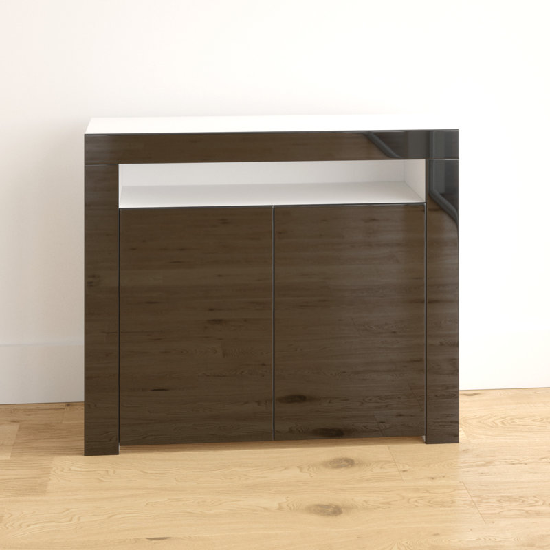 Dina 106.5cm Sideboard, Black, No