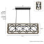 Luminaire suspendu linéaire à 4 lumières pour îlot de cuisine Gablecrest-71473956