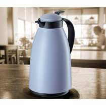 MegaChef 67.6 fl. oz. Stainless Steel Thermal Carafe with Black