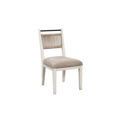 Fauteuil à dossier en corde de couleur vanille et assise en bois massif, assise beige, 36,93 po Chaise à dossier en H H, bois, profondeur 19,21, l 24,44