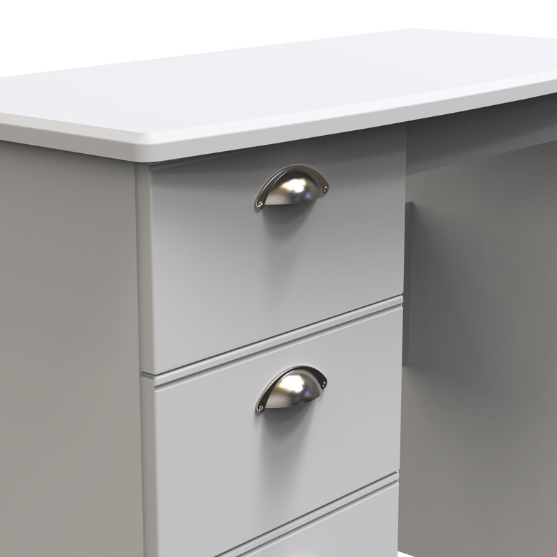 Fully Assembled Murier Dressing Table, Grey Matt