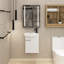 Meuble-lavabo simple 17 po avec plateau en céramique Margarett