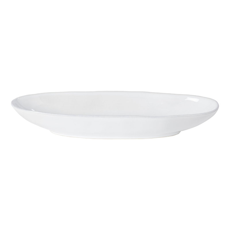 Plateau Livia, H 2 po x L 13 po x l 4,25 po, Blanc