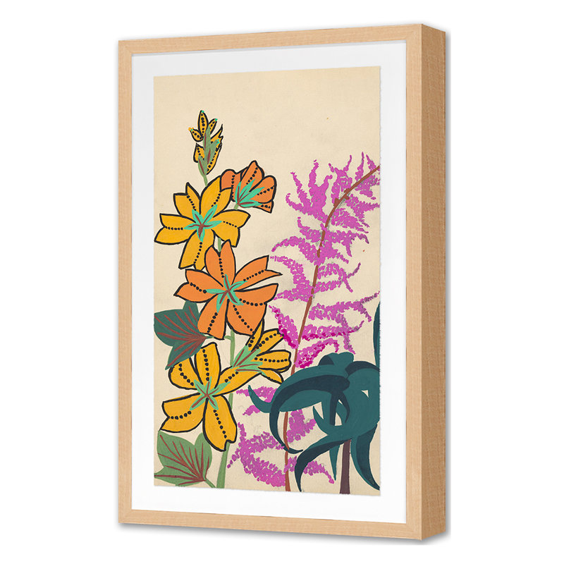 Untitled Print by Grand Archives, Maple Single Picture Framed