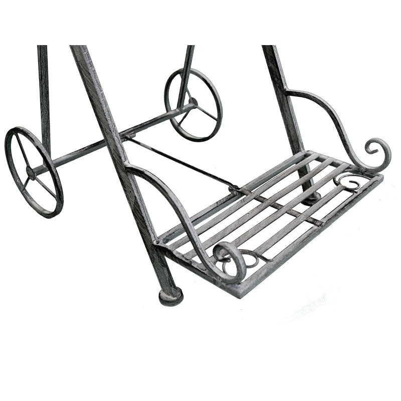 Fredela Metal Plant Stand, White