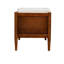 Banc de rangement rembourré en polyester Johppa