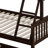 Twin Over Full Rubber Wood Bunk Bed With Trundle, Convertible Ladder And Guardrail, Detachable-585777730-603021755