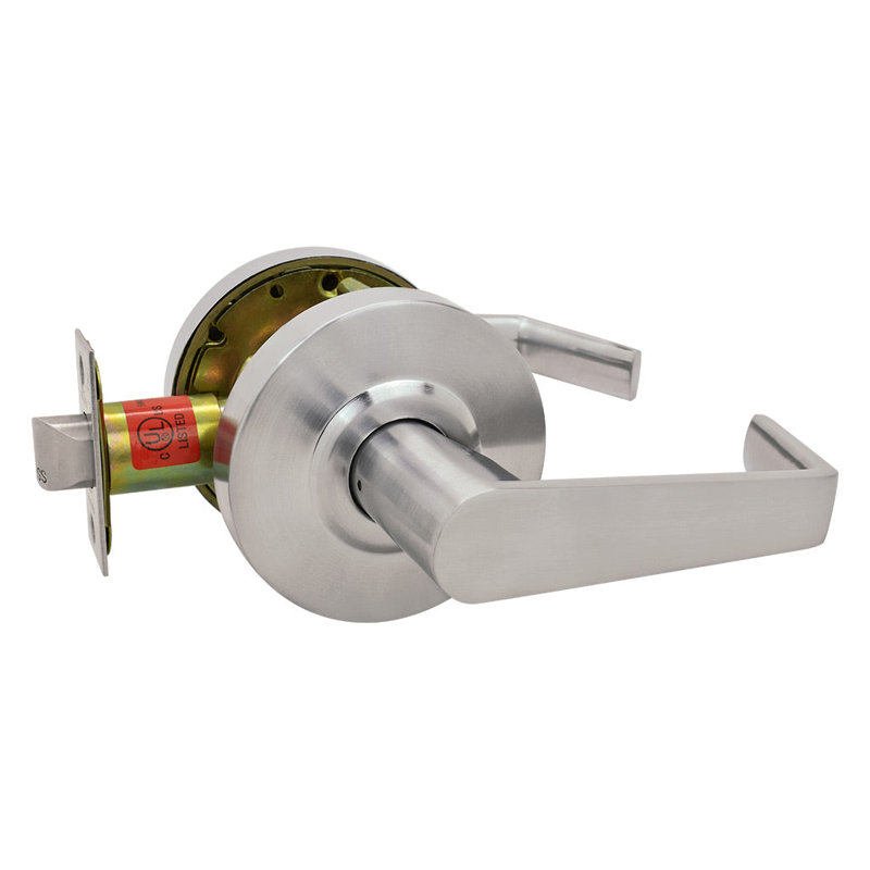 Satin Chrome Passage (Hall & Closet) Door Lever