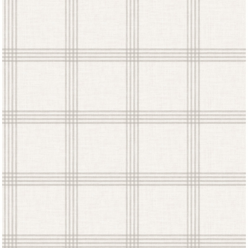 Papier peint à carreaux Twain Dove, Gray
