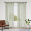 Panneau de rideau simple semi-transparent à plis pincés avec anneaux et pinces inclus-1244065962-1244065972