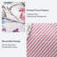Ensemble de courtepointe Kasentex - Ensembles de couvre-lit couvre-lit léger - Literie toutes saisons - Édredon doux et léger, motif floral blanc-110783976