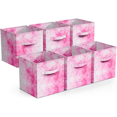Storage Cube Bins (set Of 6)