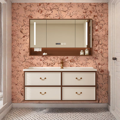 Chinese-style retro bathroom cabinet