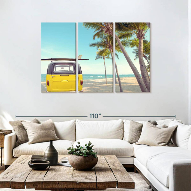 Senne Beach Surf Van, 48" H x 74" W