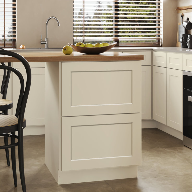 Armoire Homlux, Shaker blanc antique, H 34,5 po x l 24 po