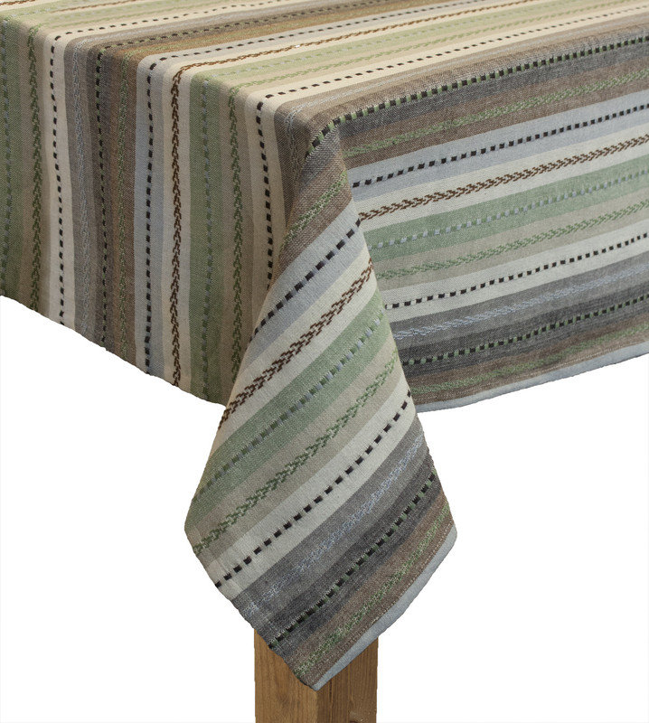 Nappe 100% coton Phoenix, 70 po rond, Naturel