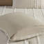 Édredon très grand taupe blanc - 100% coton teint, trop rembourré pour un sommeil réparateur-118642786