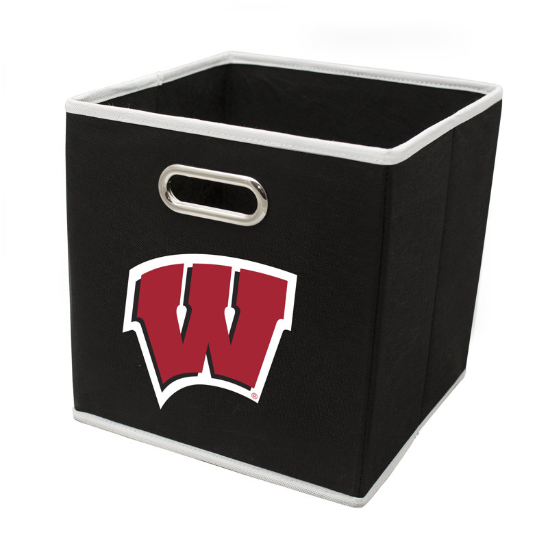 Franklin Sports NCAA Mesh Decorative Bin, Wisconsin Badgers