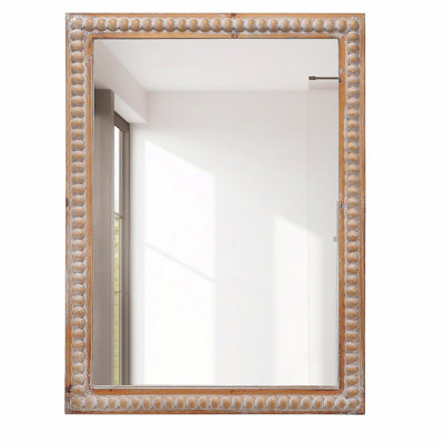 Wooden Frame Wall Mirror