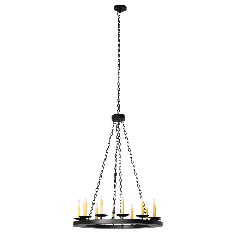 Lustre 12 lumières 36 "de large Loxley