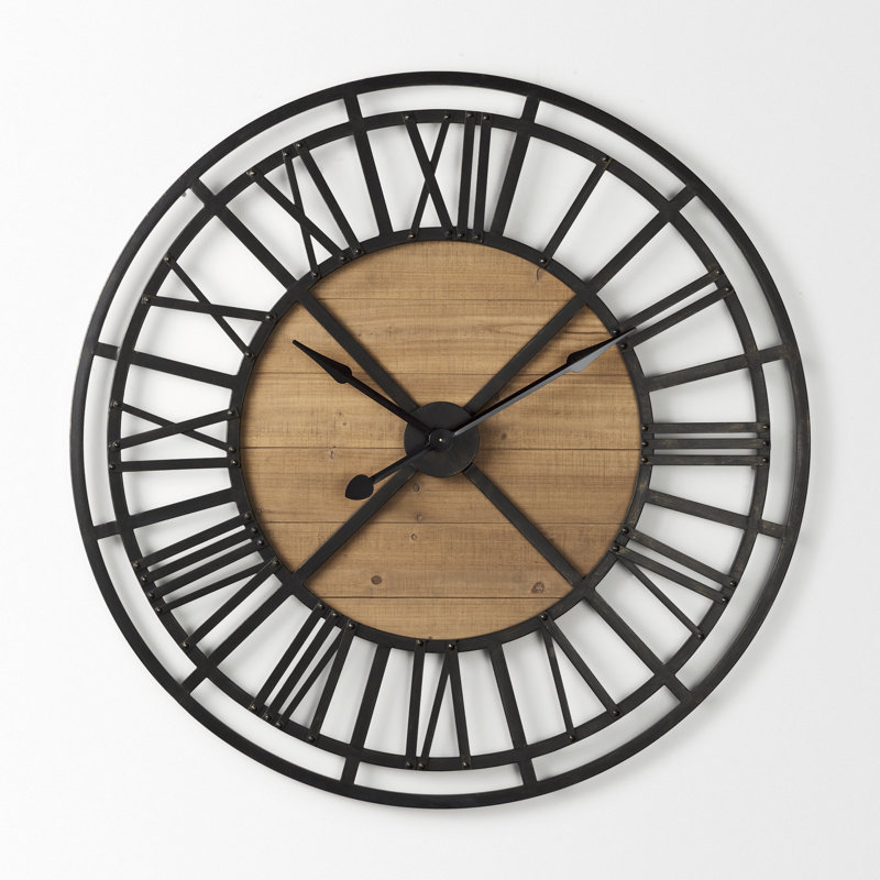 Horloge murale Goodman, 42", Brun