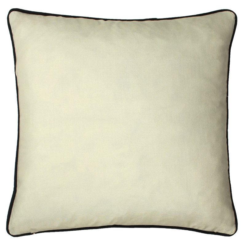 Floral Square Cushion, Oatmeal
