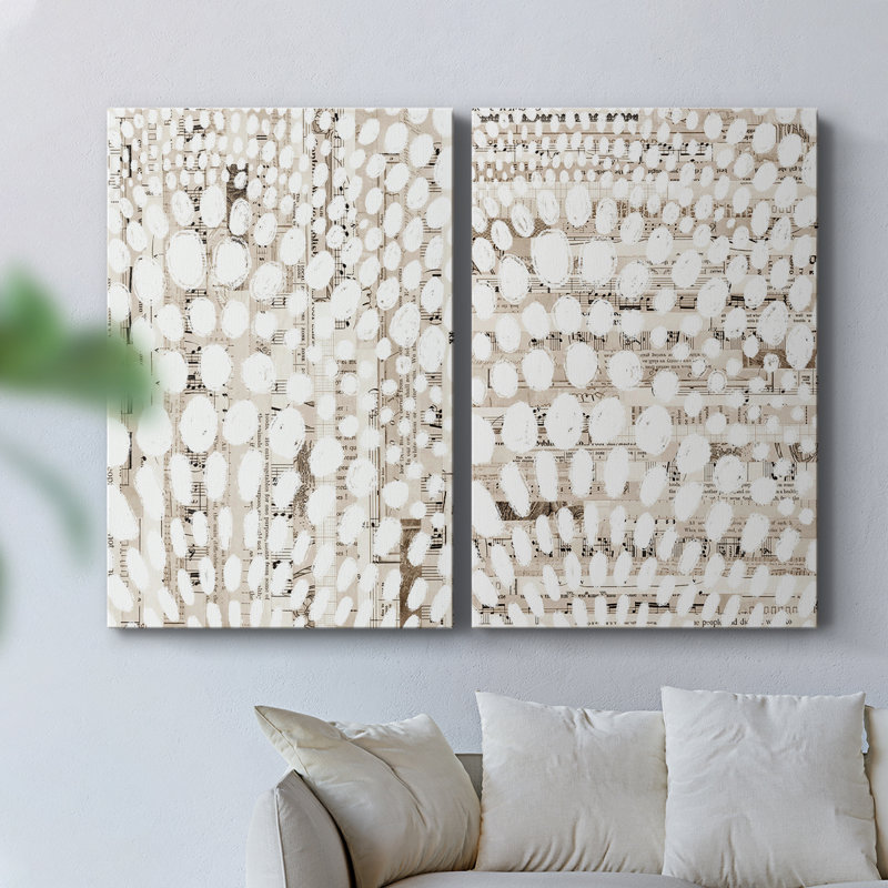 Vintage Pattern I-Premium Gallery Wrapped Canvas -Ready to Hang, 27" H x 36" W