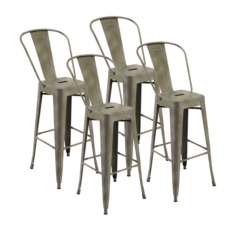 Tabouret de bar 30,3 po Lesher, Gris bronze
