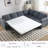 Sleeper Sofa: 2 - In - 1 Pull - Out 6 - Seater L - Shaped Sleeper Sectional Riveted Sofa Bed (104'')