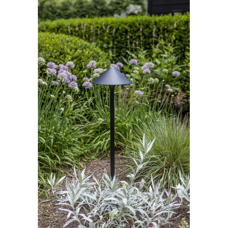 Éclairage de sentier à basse tension, Bronze huilé, H 24 po x l 8 po x P 8 po