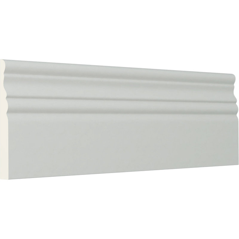 Moulure de plinthe Endurathane Kepler, H 4 1/2 po x P 1/2 po x L 94 1/2 po, apprêtée en usine (paquet de 2)