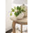Mariona Round Mango Wood Side Table with Cabriole Curved Legs-84362181