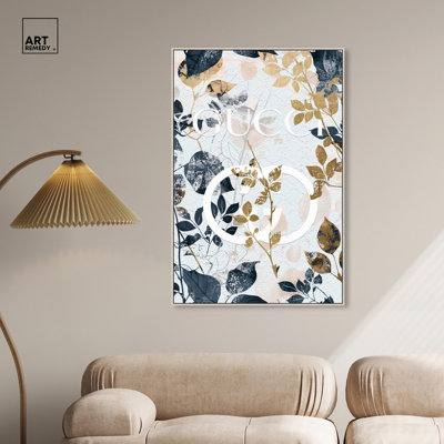 Indigo Blue Fantasy Canvas Fashion Art by Art Remedy
