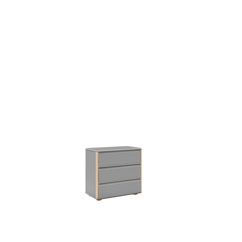 Porter Kids 3 - Drawer Dresser, Grey