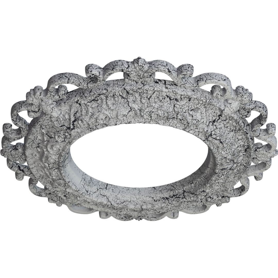 Endurathane Orrington Ceiling Medallion, 13 1/4"OD x 6 5/8"ID x 1 1/8"P (Fits Canopies up to 6 5/8") Ekena Millwork 