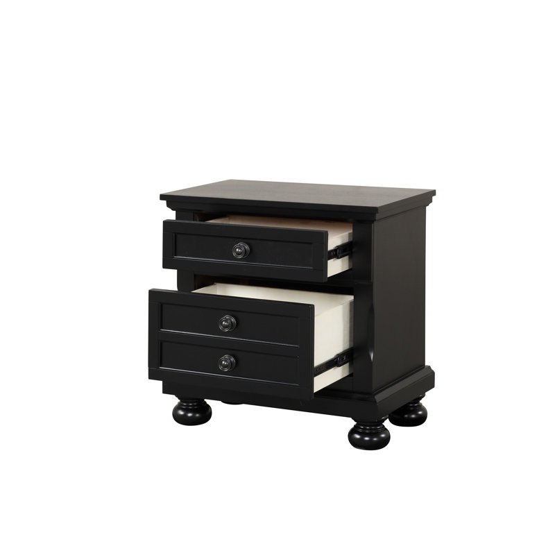 Table de chevet Meade, Noir