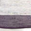 Tapis mauve / blanc en coton tissé à plat à la main Paynter-17628126