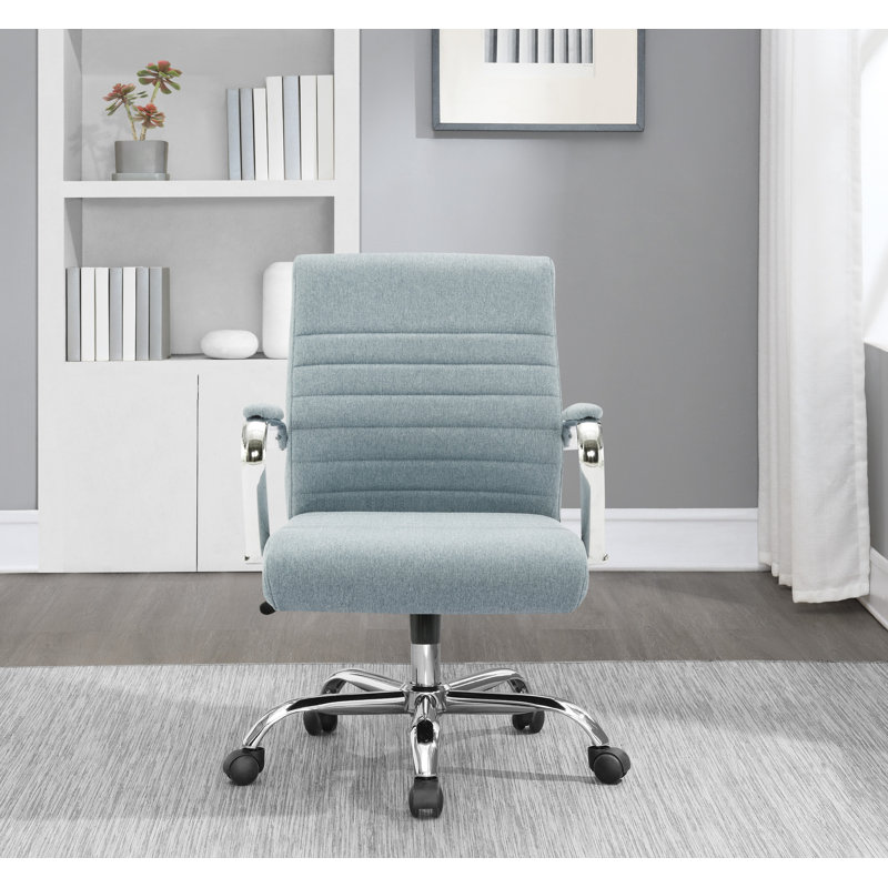 Chaise de bureau Mallory, Bleu
