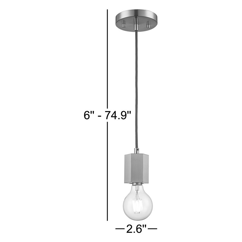 Luminaire suspendu 1 lumière Ebba, Or antique