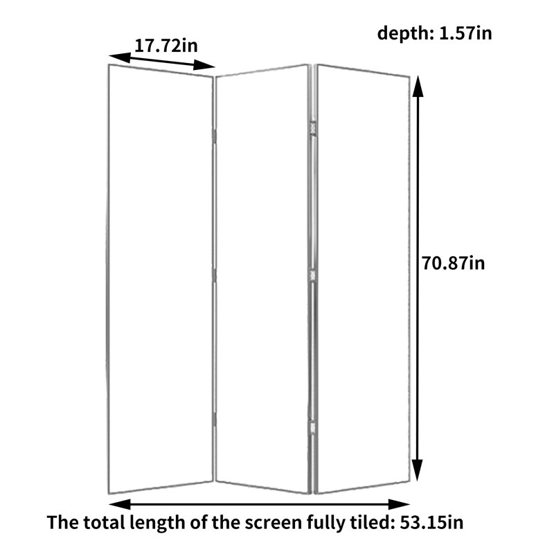 Errin, 70.87" H x 53.15" W x 1.57" D