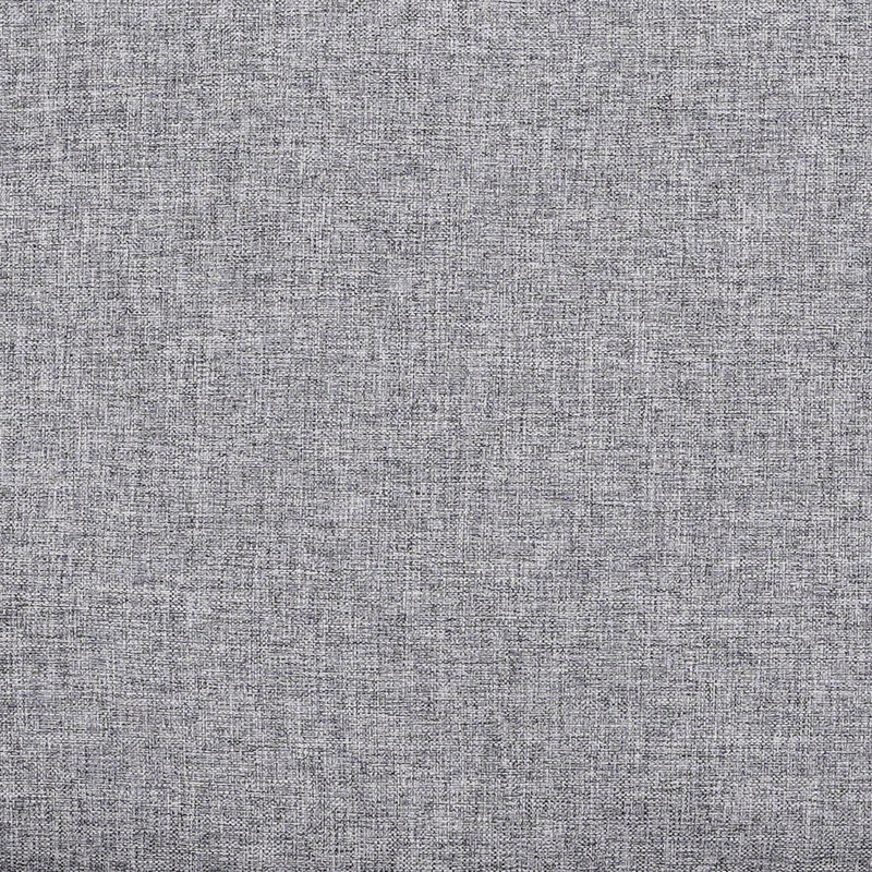 Chaise longue d'extérieur en osier avec coussin, ensemble de 2 Cyril, Gris, Noir