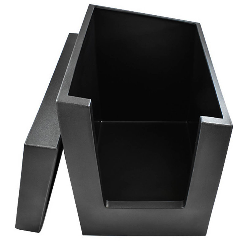 Sloped Standard Litter Box, Black