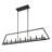Angelise 8-Light 55.1'' W Large Black Modern Farmhouse Kitchen Island Pendant UL Certified