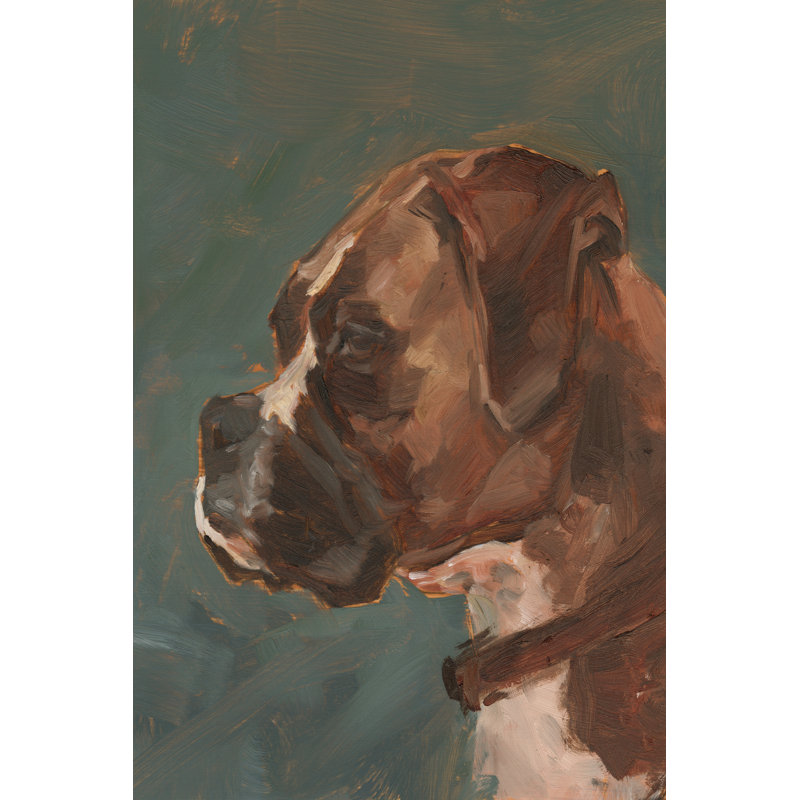 Antique Dog Study II by Ethan Harper - Wrapped Canvas Print, 46 cm H x 30 cm W