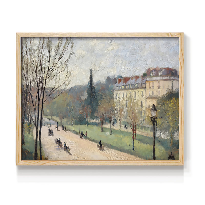 Paysage, série XXIV, reproduction encadrée, H 8 po x l 10 po, Naturel